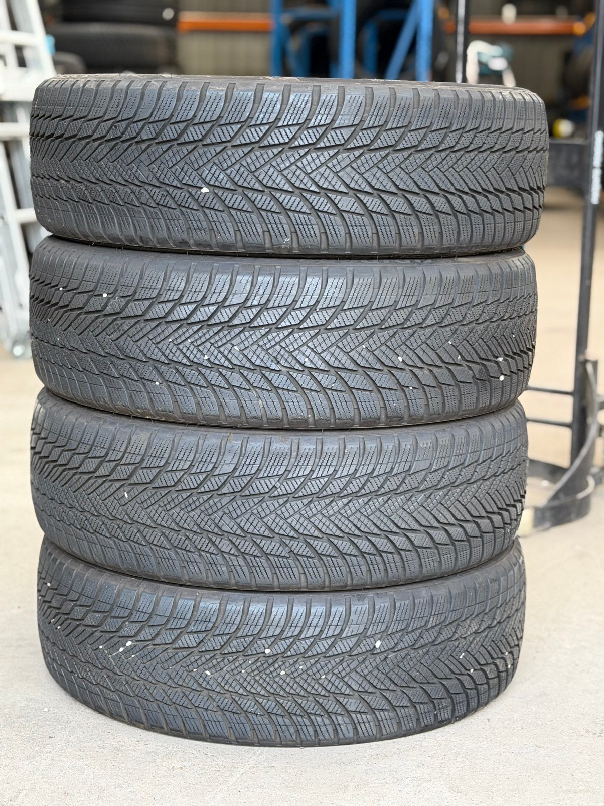 205/55r19 Bridgestone winterbanden set, Gebruikt, Band(en), Personenwagen, Ophalen