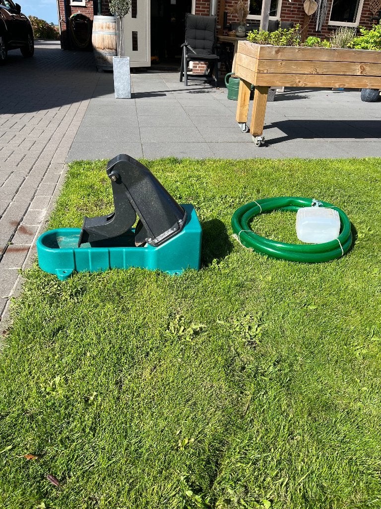 Weidepomp, Ophalen, Zo goed als nieuw