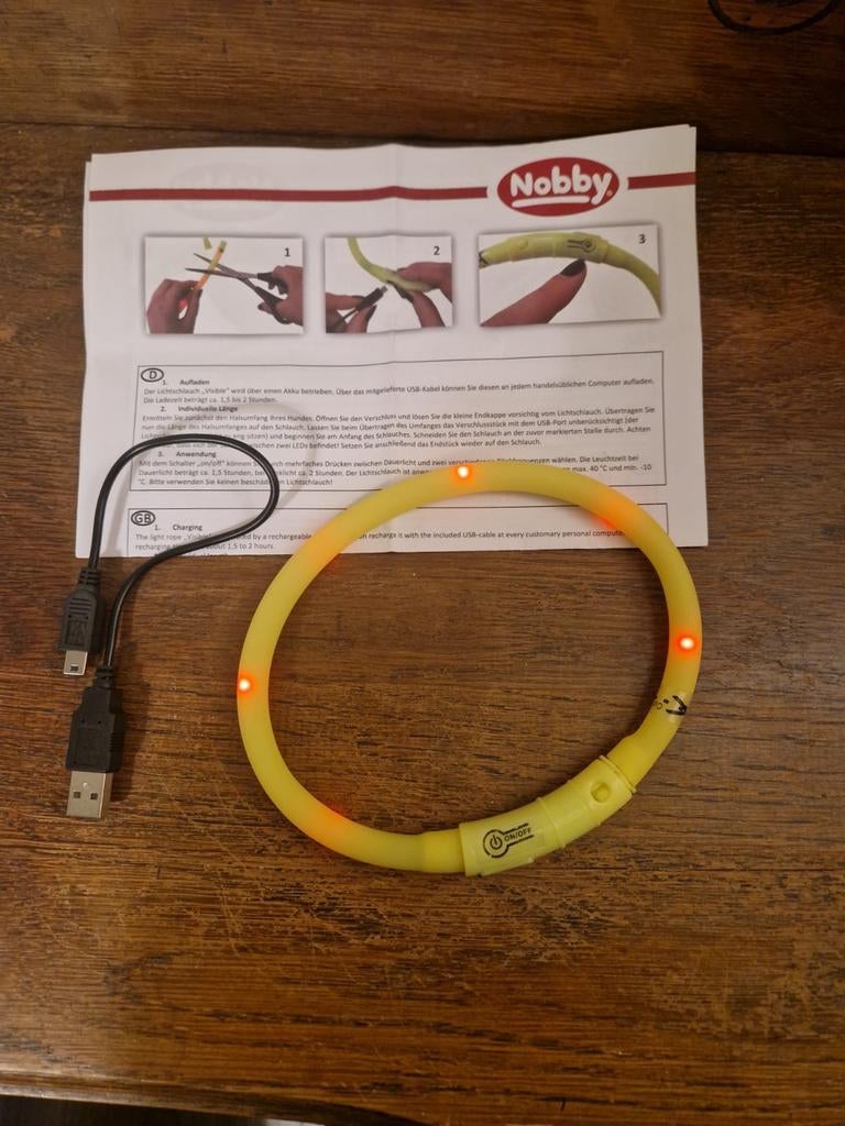Nobby halsband led, Ophalen of Verzenden, Zo goed als nieuw, Hondenriem
