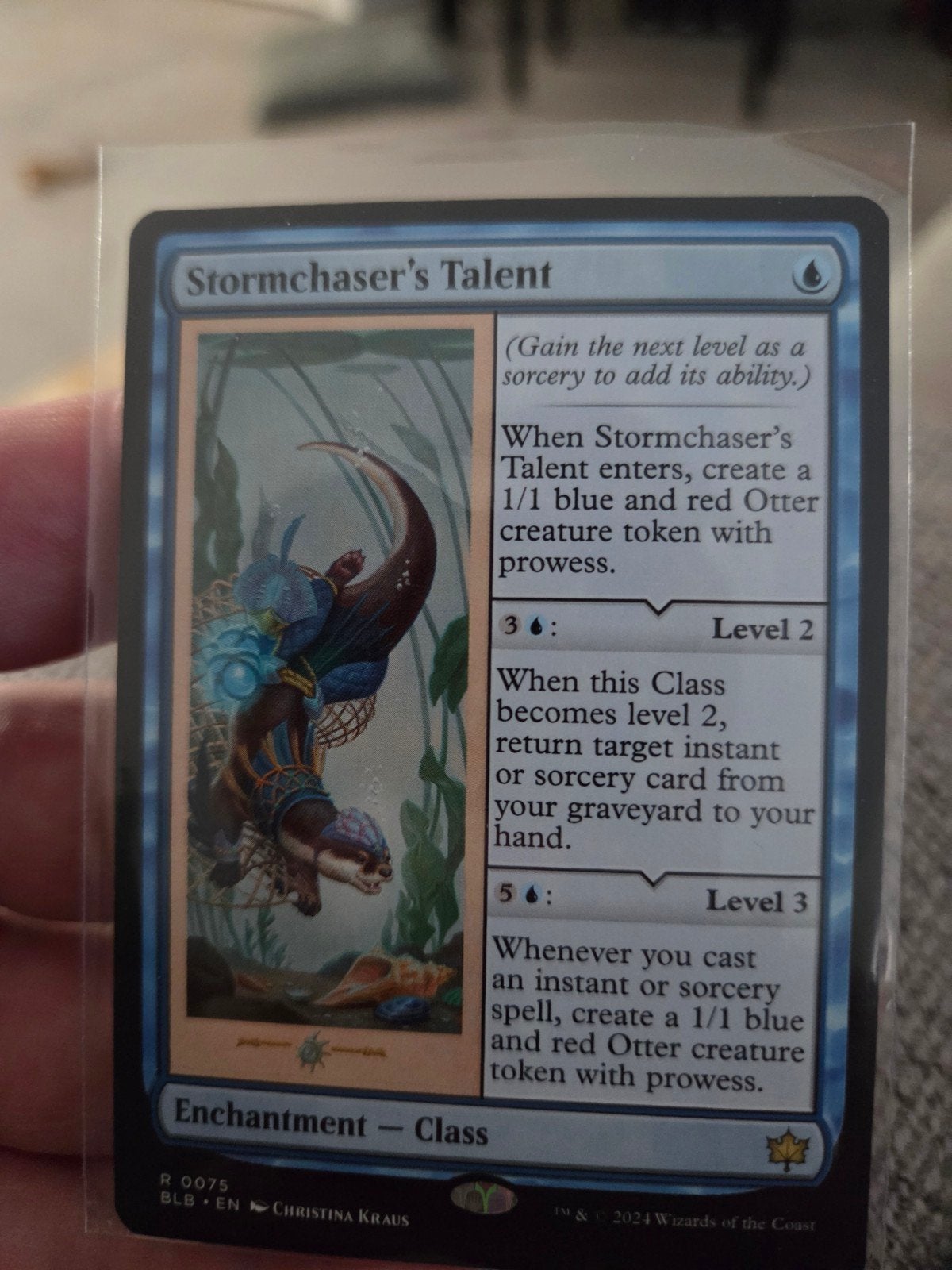 Mtg Stormchaser's Talent, Hobby en Vrije tijd, Verzamelkaartspellen | Magic the Gathering, Ophalen of Verzenden, Nieuw, Losse kaart