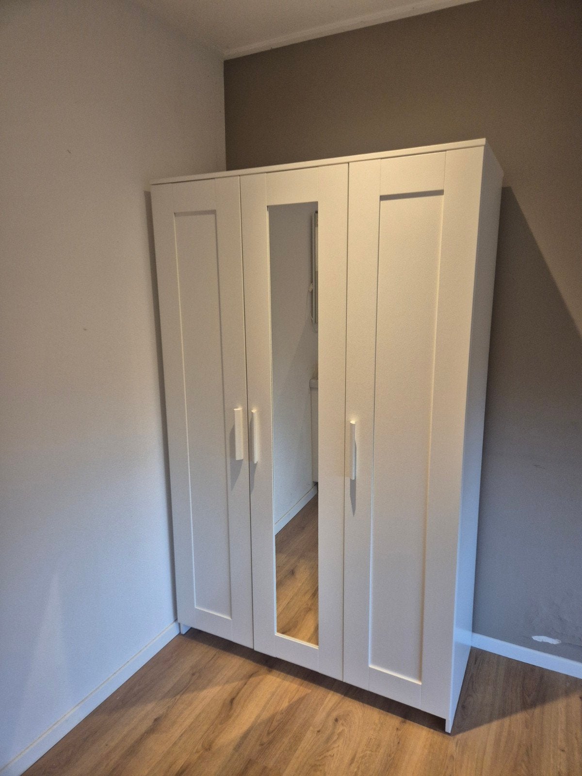 Ikea brimnes kledingkast wit, Huis en Inrichting, Ophalen, Met deur(en), Gebruikt, 100 tot 150 cm