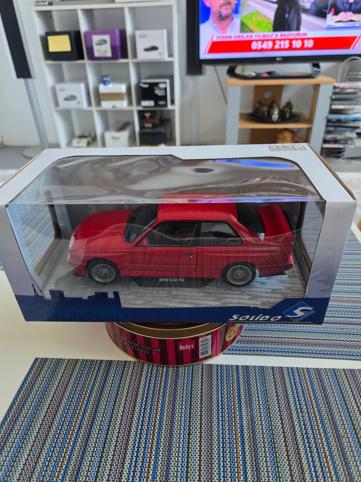 BMW M3 E30, Hobby en Vrije tijd, Modelauto's | 1:18, Ophalen of Verzenden, Solido