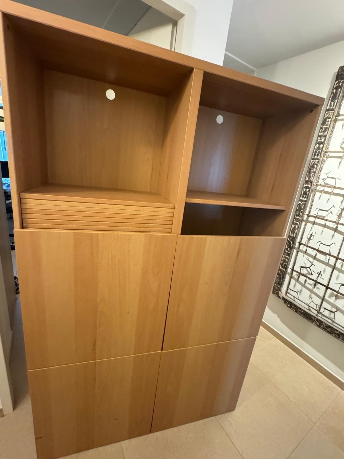 IKEA BESTÅ Kast - Hoogte 192cm breedte 120cm +extra planken., Ophalen, Gebruikt