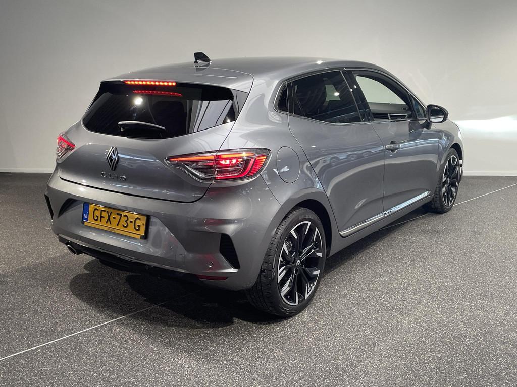 Renault Clio 1.0 TCe 90 GPF techno | Navigatie | Achteruitri, Auto's, Voorwielaandrijving, Gebruikt, Met garantie (alle), Leder en Stof