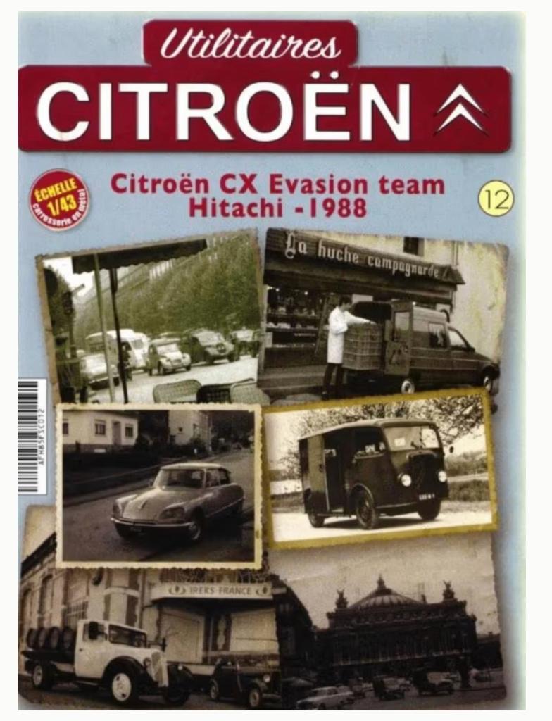 Citroen CX Break 1986 Hitachi 1/43 Utilitaires Citroen # 12, Hobby en Vrije tijd, Modelauto's | 1:43, Verzenden, Nieuw, Auto, Overige merken