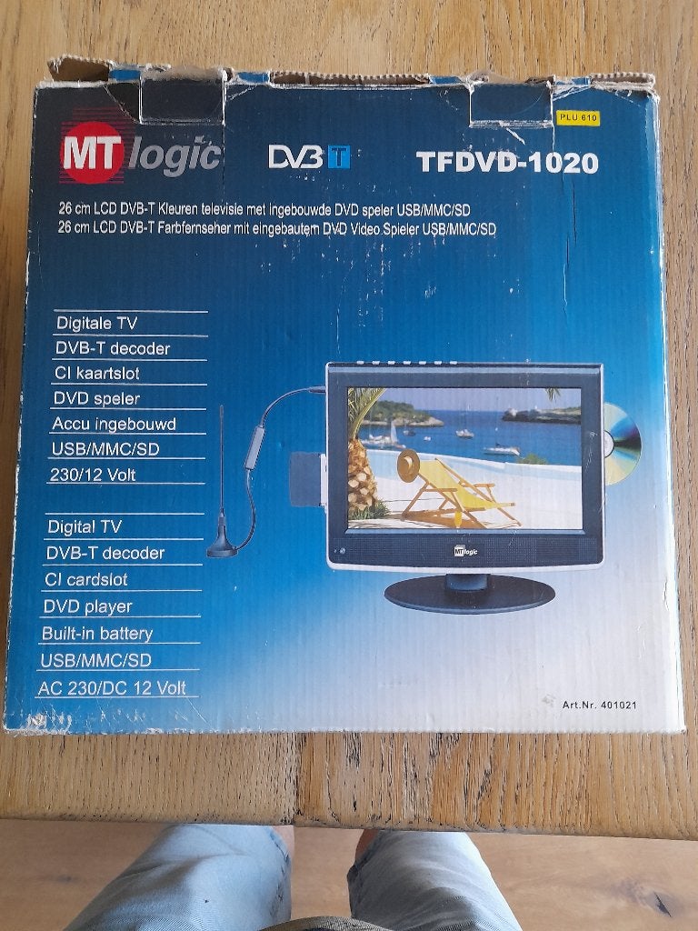 te koop 26 cm kleuren tv met dvd speler, Audio, Tv en Foto, Ophalen of Verzenden, Gebruikt, 50 Hz, Overige merken