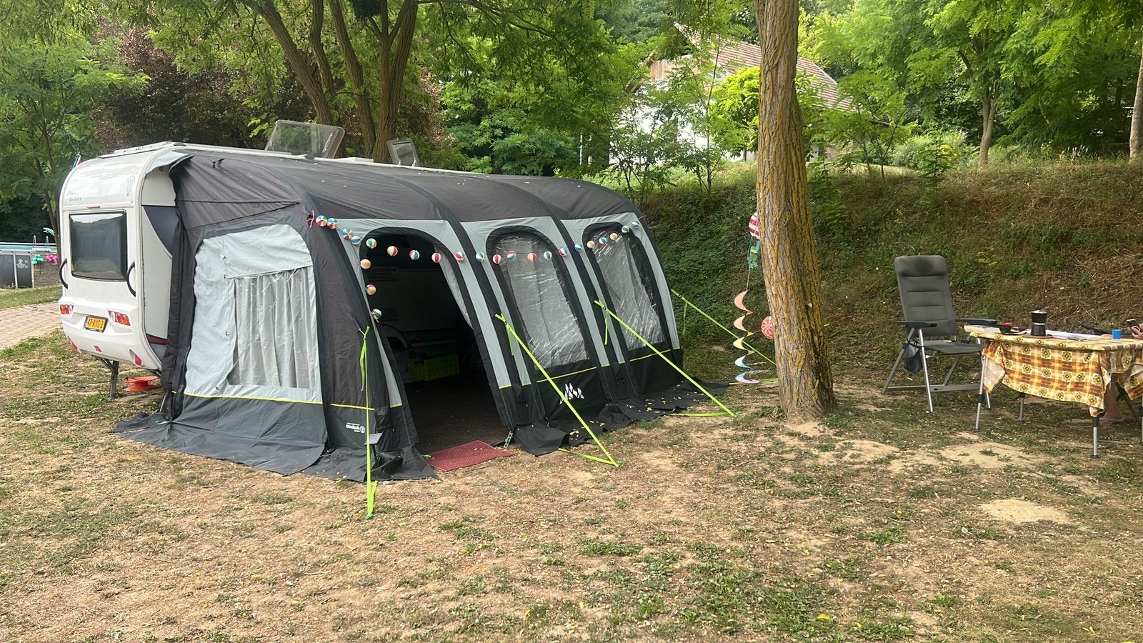 Obelink Ambassador 380 Easy Air voortent, Ophalen, Zo goed als nieuw