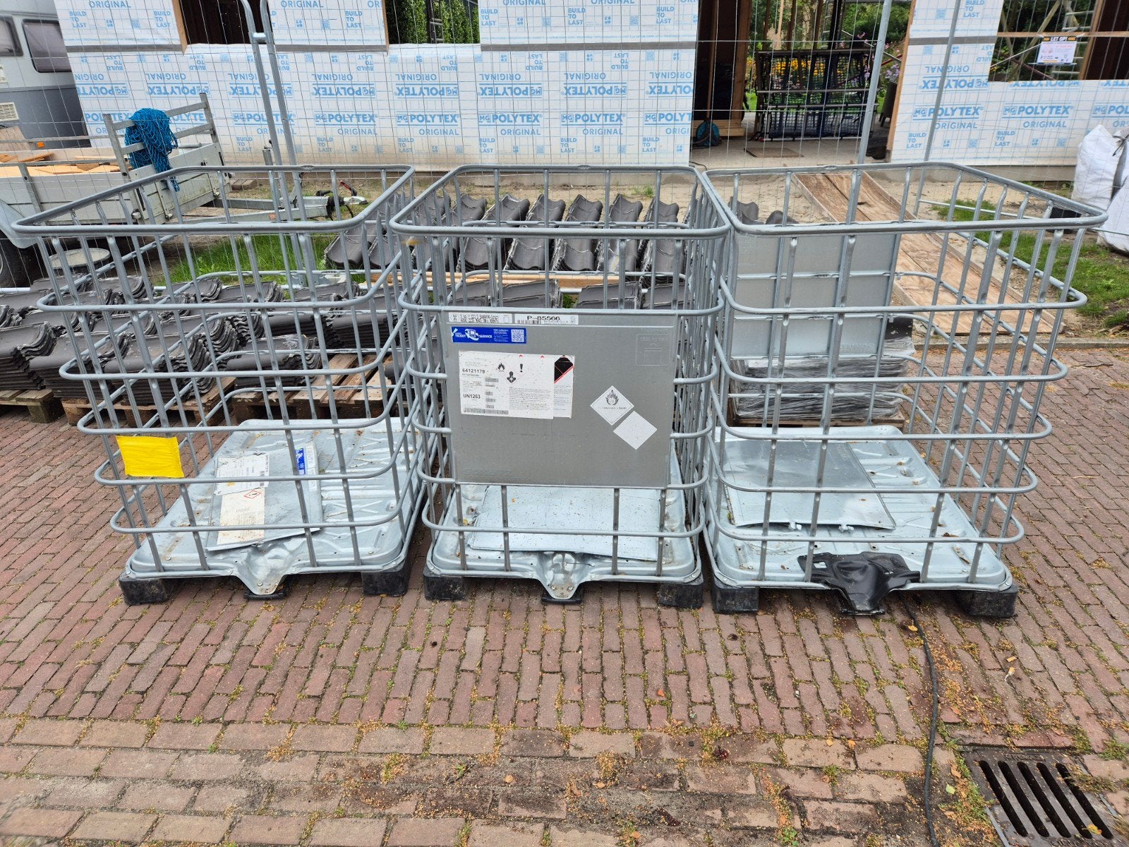 IBC kratten, vrijf stuks, in goede staat, Ophalen, Gebruikt, 100 cm of meer, 60 cm of meer