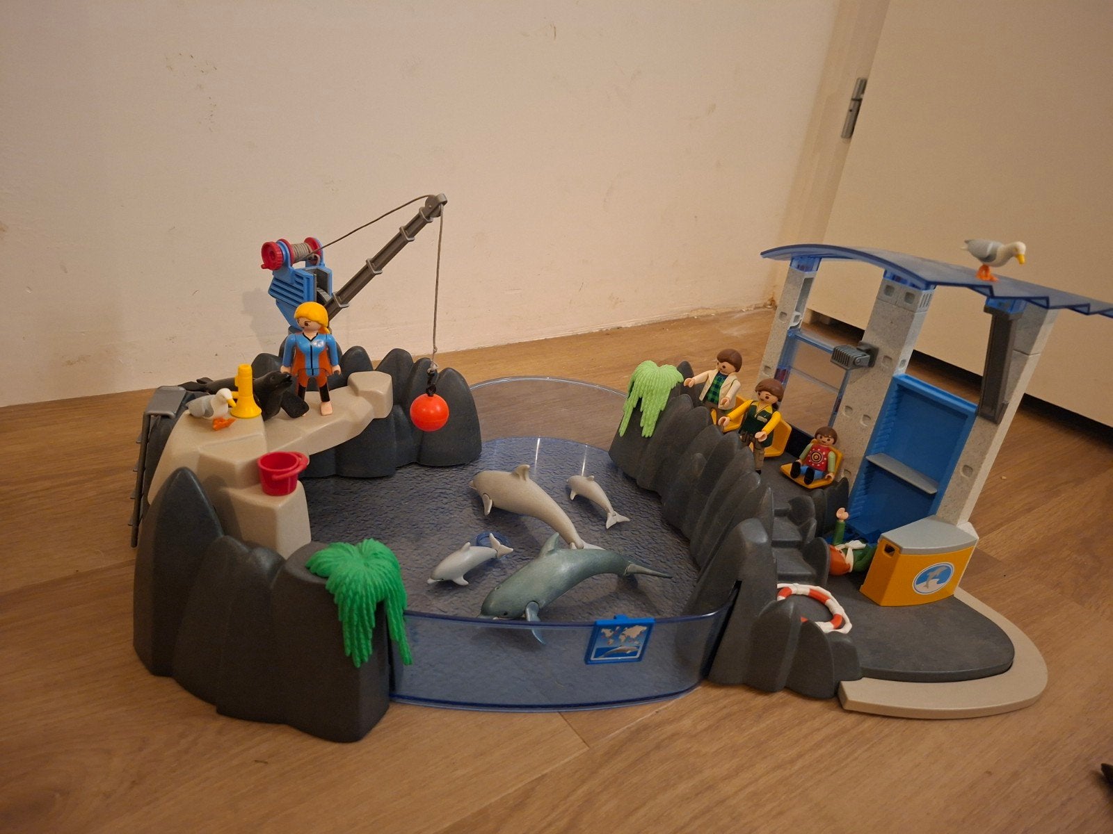 playmobil aquarium/ dolfinarium, Ophalen, Gebruikt