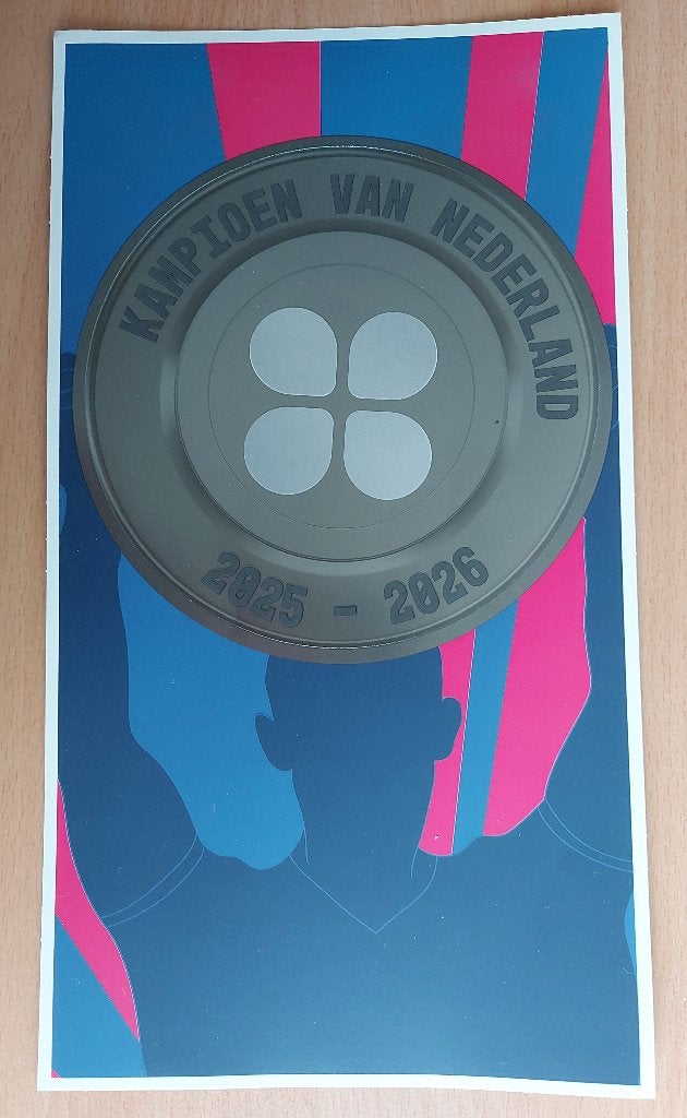 Plus XXL Sticker Kampioen van Nederland 2025-2026 / wk 3, Plus, Ophalen