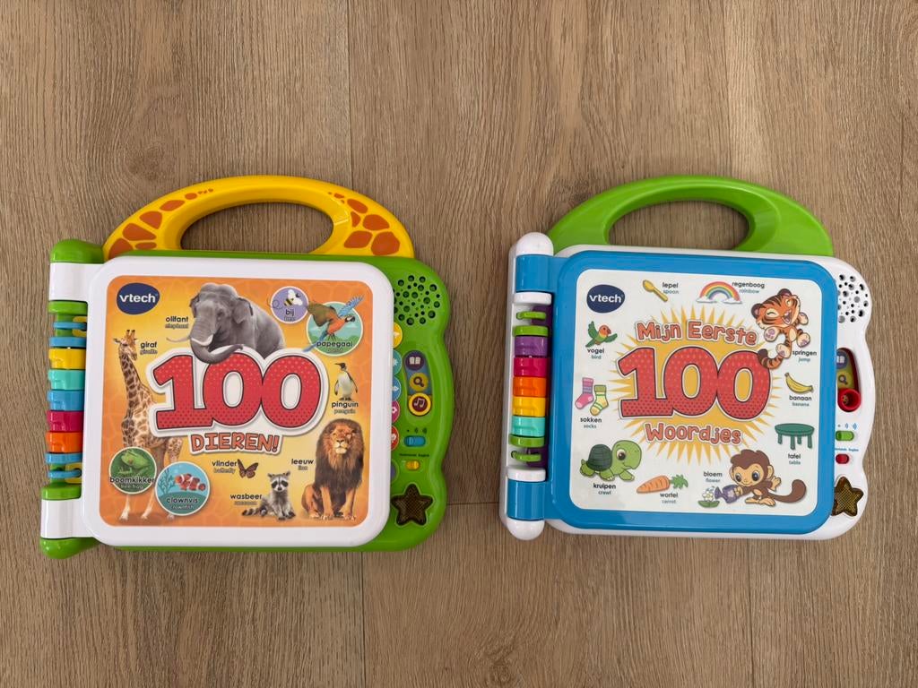 Vtech mijn eerste 100 woordjes, Kinderen en Baby's, Speelgoed | Vtech, Ophalen, Zo goed als nieuw, 6 maanden tot 2 jaar