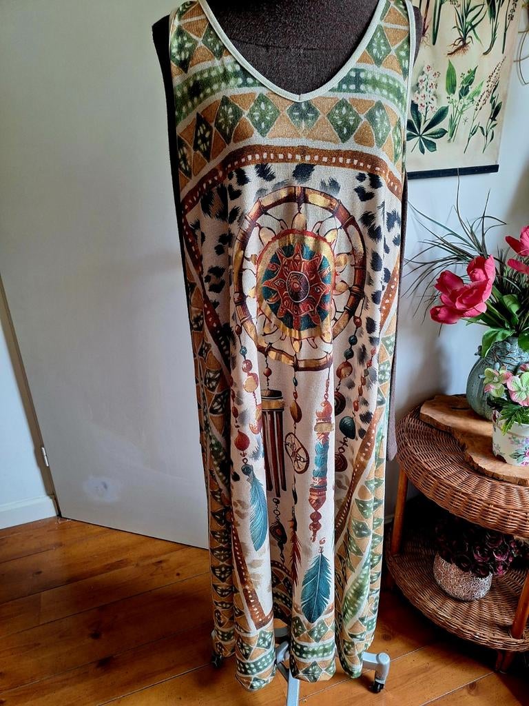 Jurk maat m l xl  stretch kreukvrij, Kleding | Dames, Jurken, Overige kleuren, Maat 42/44 (L), Ophalen of Verzenden, Zo goed als nieuw