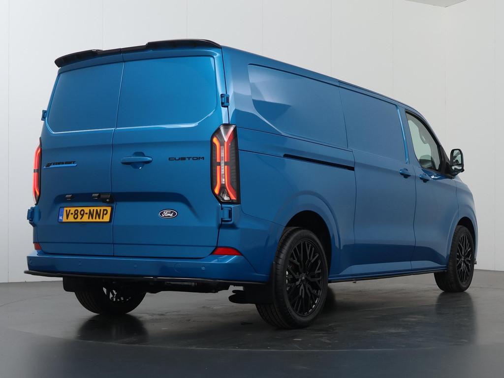 Ford E-Transit Custom 320 | L2 H1 | LIMITED | 65 kWh | 328 K, Auto's, Bestelauto's, Automaat, Gebruikt, 470 min, 218 pk