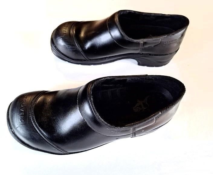 Nieuwe Zwarte Strovels S3 maat 45 veiligheid klompen, Kleding | Heren, Schoenen, Klompen, Zwart, Nieuw, Ophalen of Verzenden