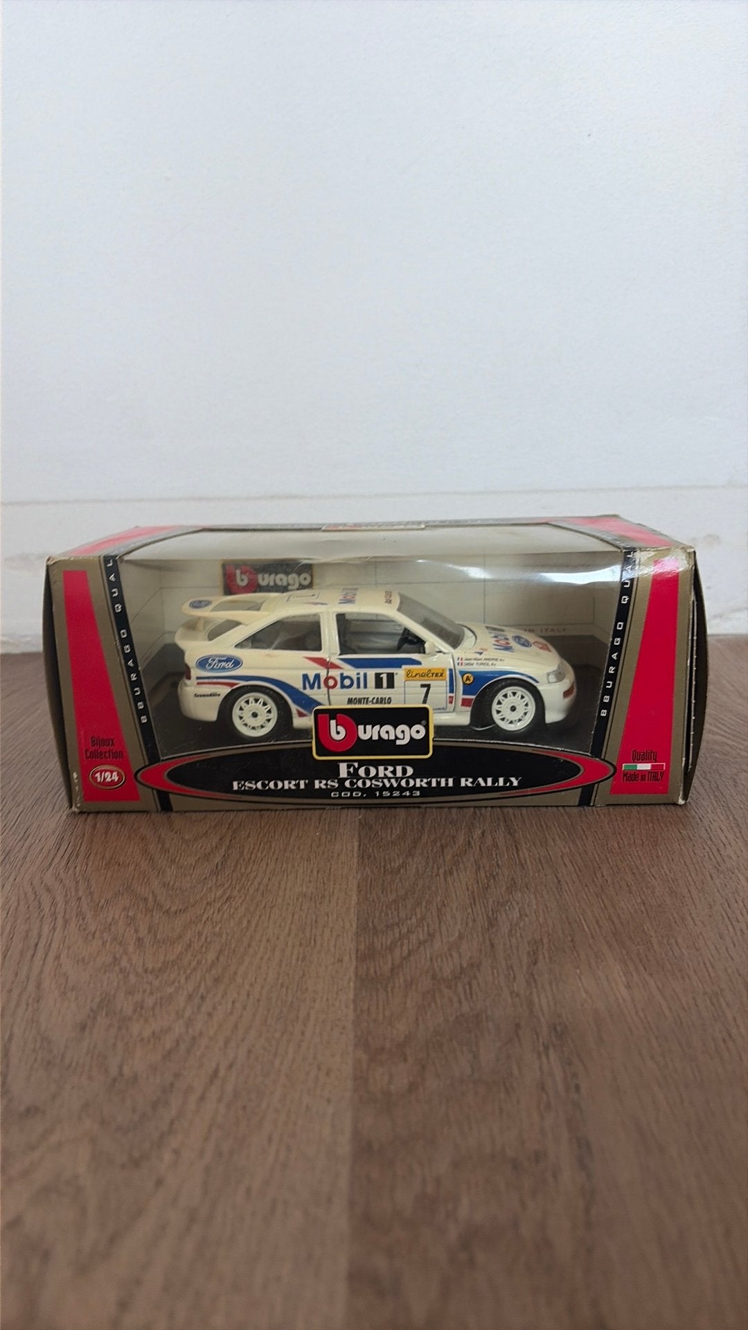 ford escort rs cosworth rally, Hobby en Vrije tijd, Ophalen, Zo goed als nieuw, Auto, Bburago