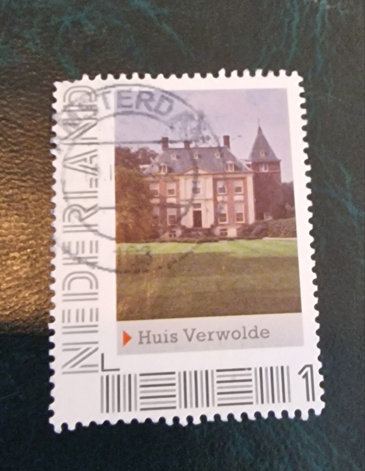 Kv571 persoonlijke postzegel kasteel, Verzenden, Na 1940, Gestempeld