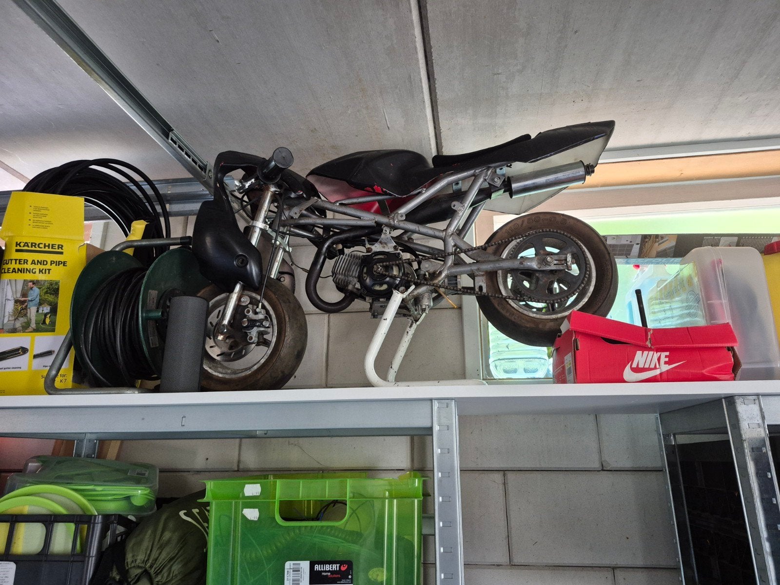 49cc Pocket Bike - Opknapper (loopt niet), Fietsen en Brommers, Ophalen of Verzenden, Gebruikt, Schijfrem, Overige typen