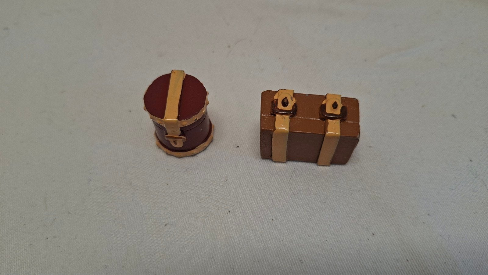 Vintage keramieken boter, kaas en eieren spel, Een of twee spelers, Ophalen, Reisspel