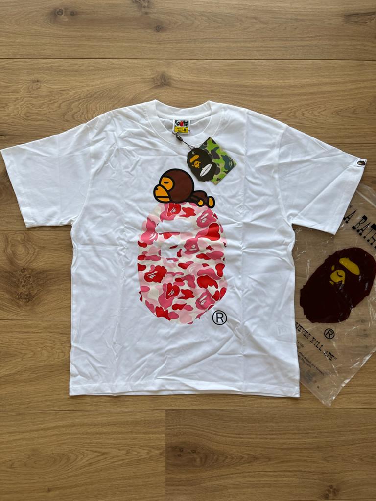 BAPE x Baby Milo T-shirt Wit - Nieuw met labels, Kleding | Heren, Ophalen of Verzenden, Nieuw, Maat 48/50 (M), Wit