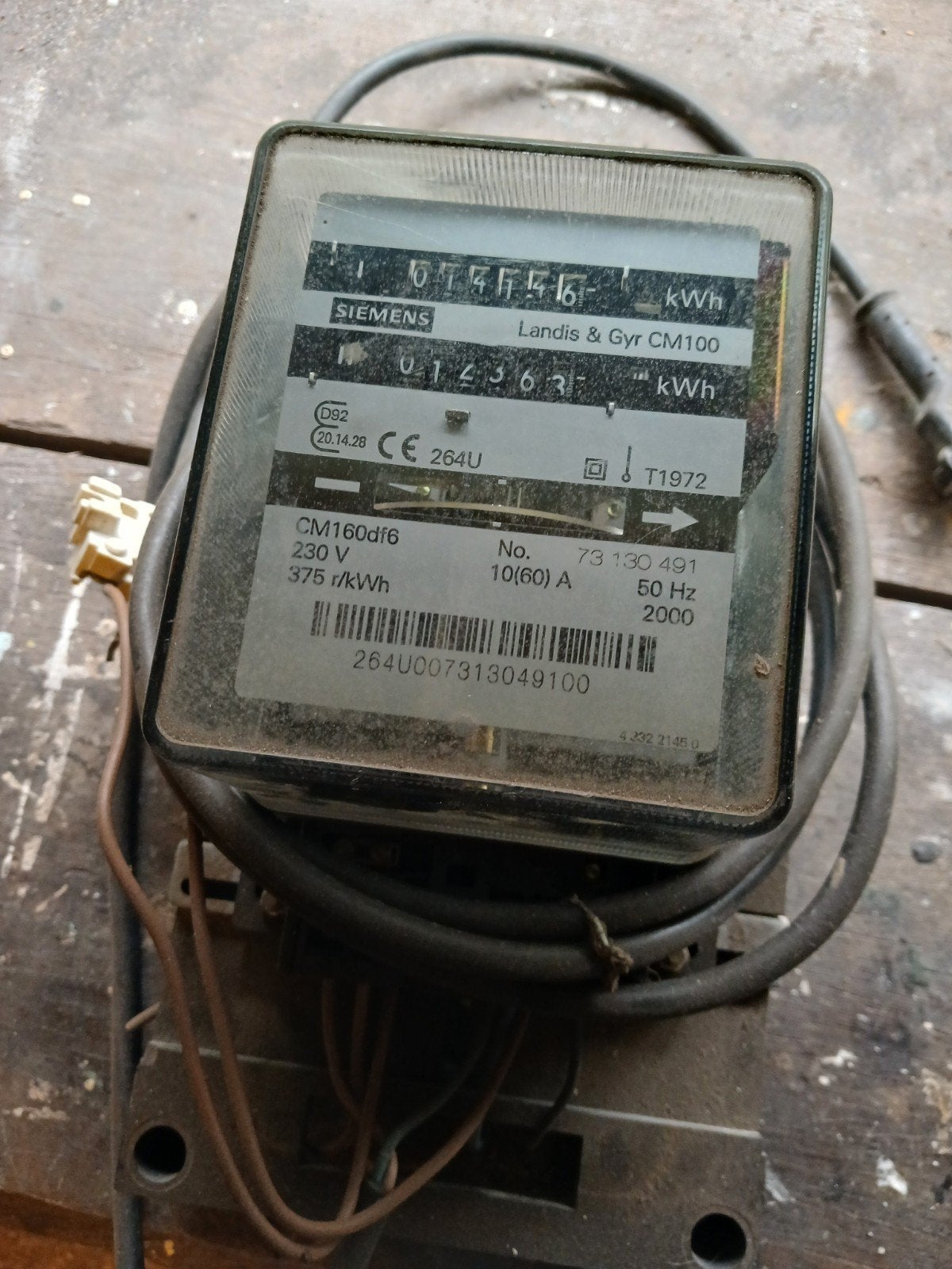 Tussenmeter stroom, Ophalen of Verzenden, Gebruikt, Siemens, Overige typen