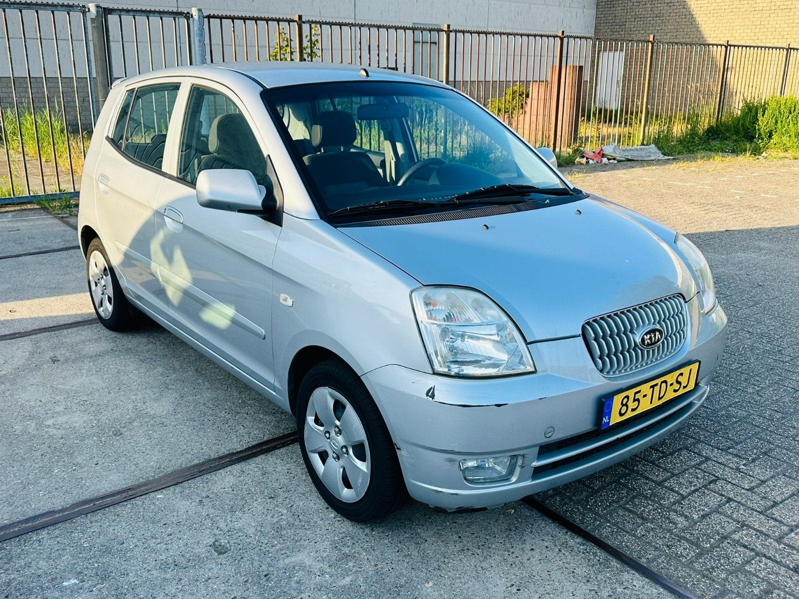 Kia Picanto 1.1 2006 Automaat, Auto's, Stof, 4 cilinders, Origineel Nederlands, 400 kg