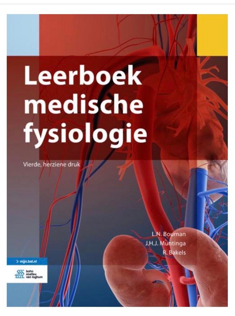 Leerboek medische fysiologie - Vierde, herziene druk, Boeken, Ophalen of Verzenden, Beta, Gelezen, WO