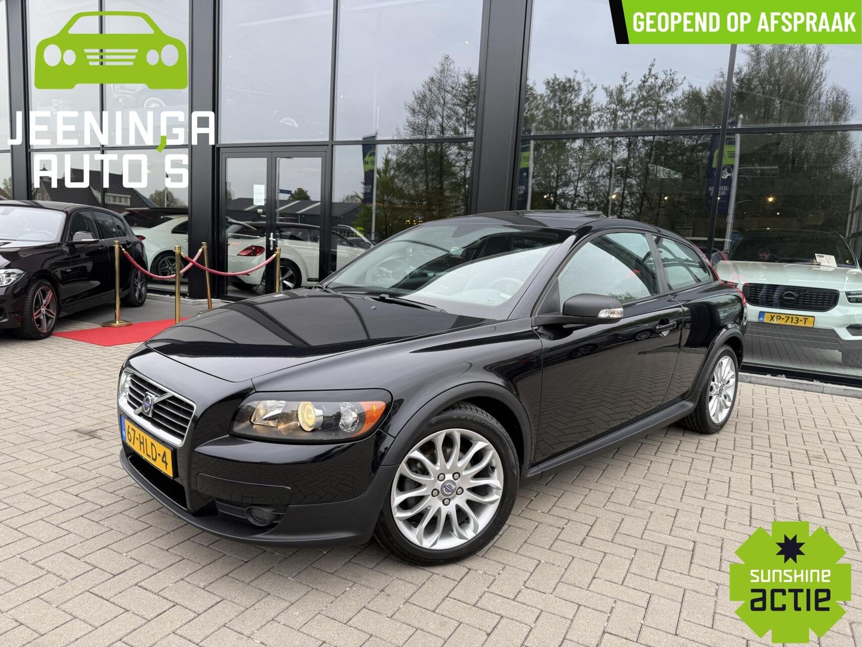 Volvo C30 1.8|Navi|Stoelverwarming|Opendak|Airco|Youngtimer, Gebruikt, Zwart, 4 cilinders, 4 stoelen