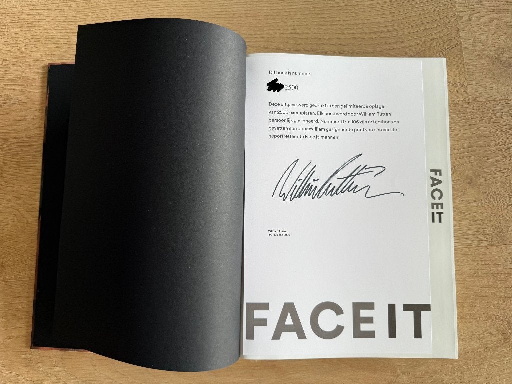 FACEIT van William Rutten (Gesigneerd), Fotografen, Ophalen of Verzenden, Zo goed als nieuw, William Rutten