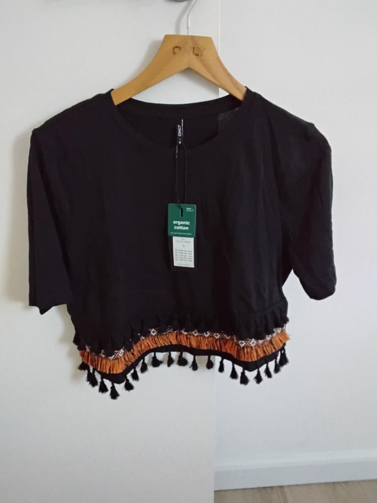 NIEUWE Leuke speelse top van ONLY maat S, Only, Ophalen, Nieuw, Korte mouw