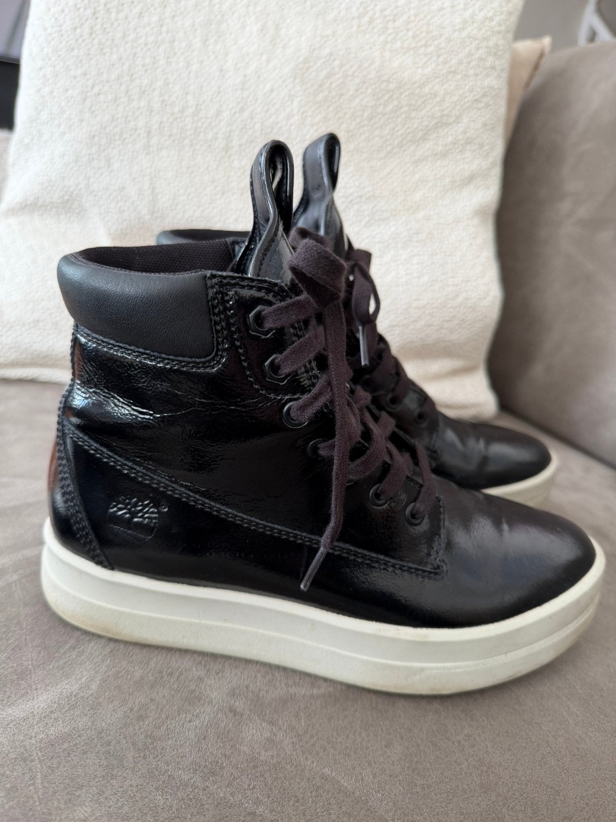 Timberlands, Ophalen of Verzenden, Zo goed als nieuw, Zwart