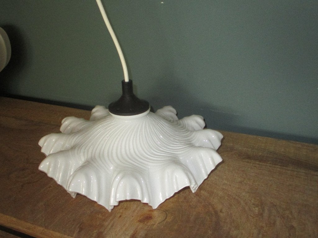 Glazen Opaline hanglampje, v.a 45,00e, Ophalen of Verzenden