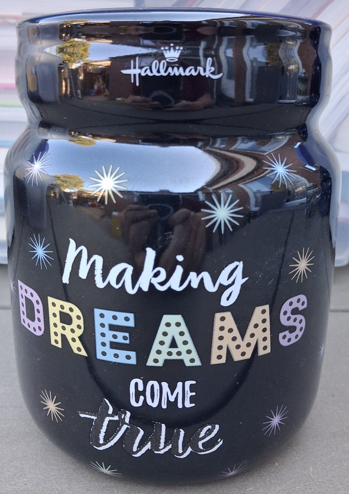 Hallmark spaarpot "Making Dreams Come True", Ophalen of Verzenden, Zo goed als nieuw, Steen, Aardewerk of Keramiek, Overige thema's