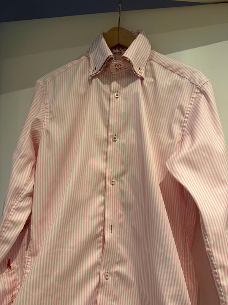 Cavallaro Napoli overhemd boordmaat 39, Kleding | Heren, Ophalen of Verzenden, Zo goed als nieuw, Overige kleuren, Halswijdte 39/40 (M)