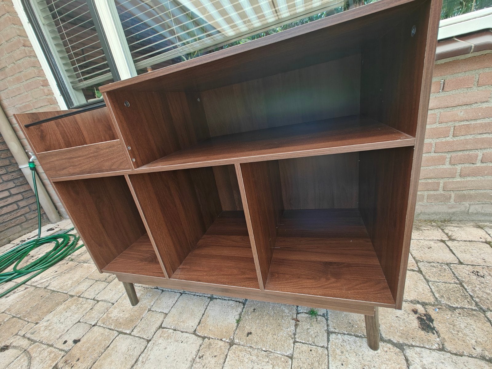 Platenmeubel / dressoir met opbergvakken, Ophalen, Gebruikt, 100 tot 150 cm, 100 tot 150 cm