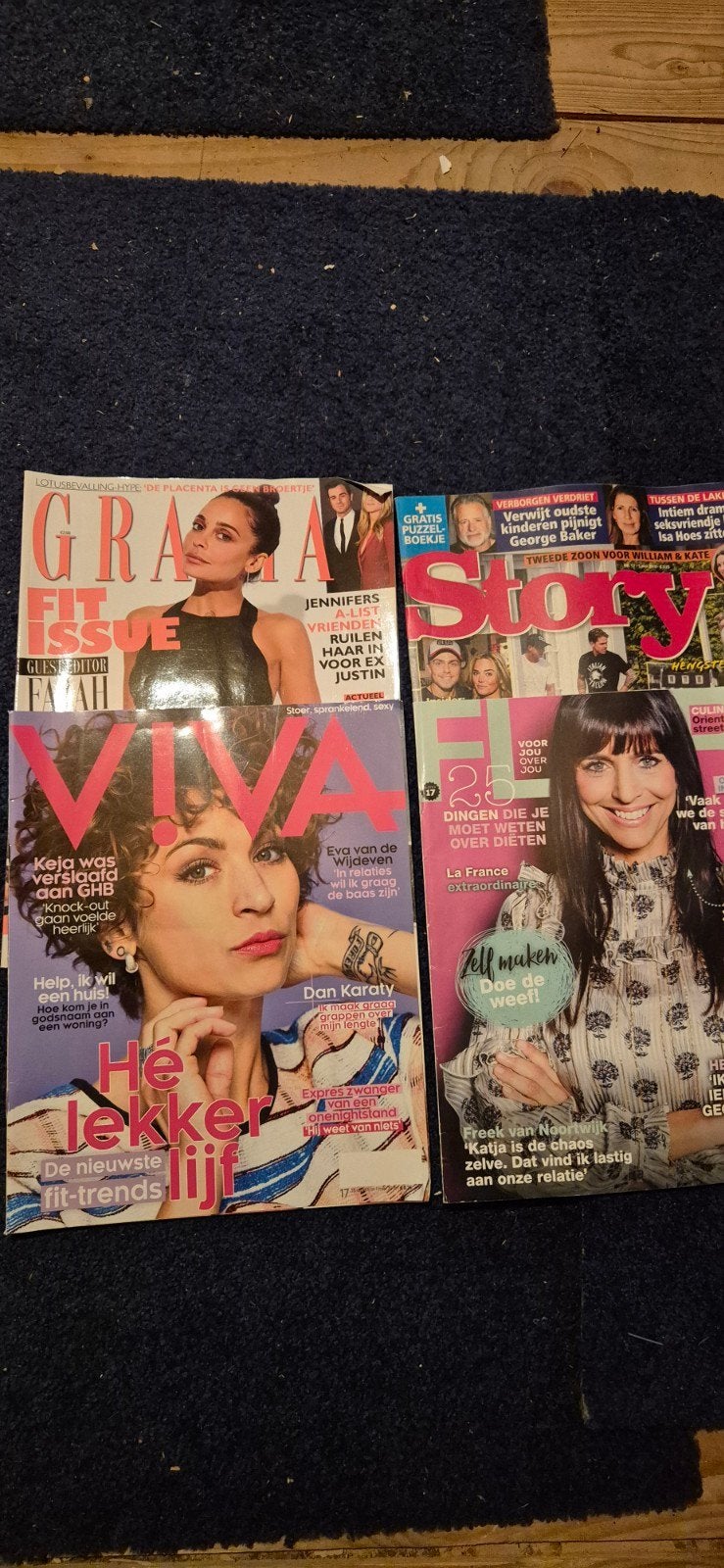 Diverse Damesbladen: Story, Viva, Grazia - Goede Staat, Ophalen, Gelezen, Damesbladen