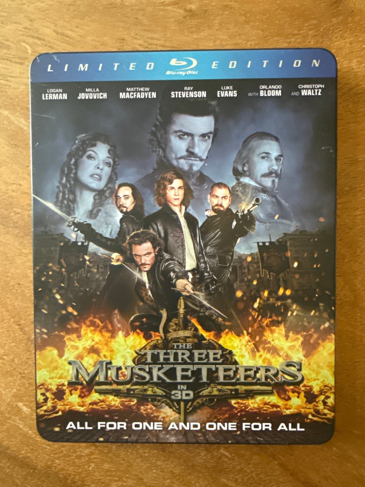 The Three Musketeers 3D Blu-ray Steelbook, Avontuur, Engels, Nederlands, Film