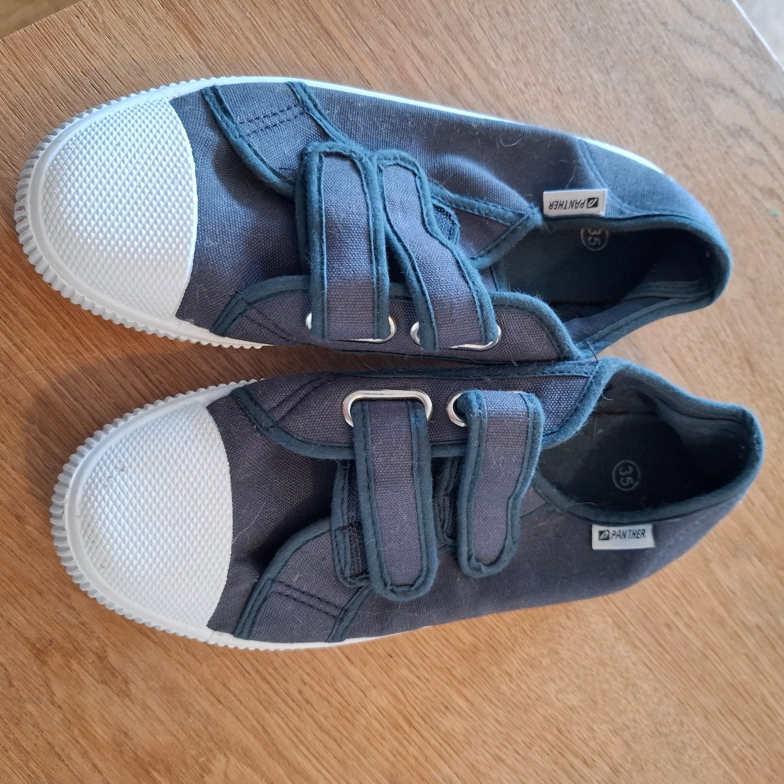 donkerblauwe gymschoenen  maat 35, Ophalen, Gebruikt, Panther, Jongen of Meisje