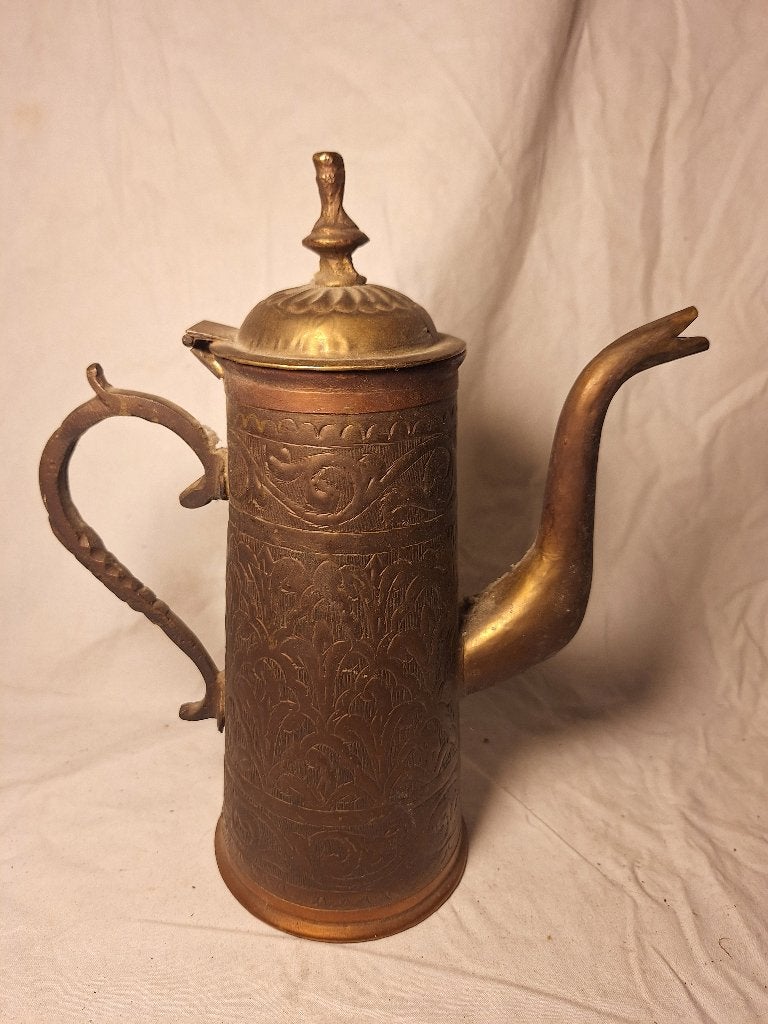 theepot van koper, Ophalen of Verzenden
