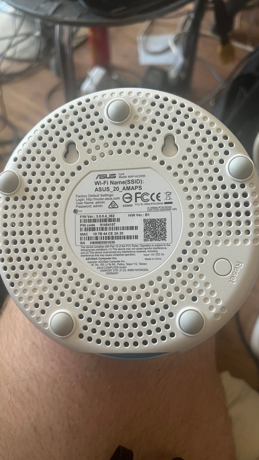 ASUS RT-AX55 AX1800 Dual Band WiFi 6 Router., Ophalen, Zo goed als nieuw, Detector, Sensor of Melder, Draadloos