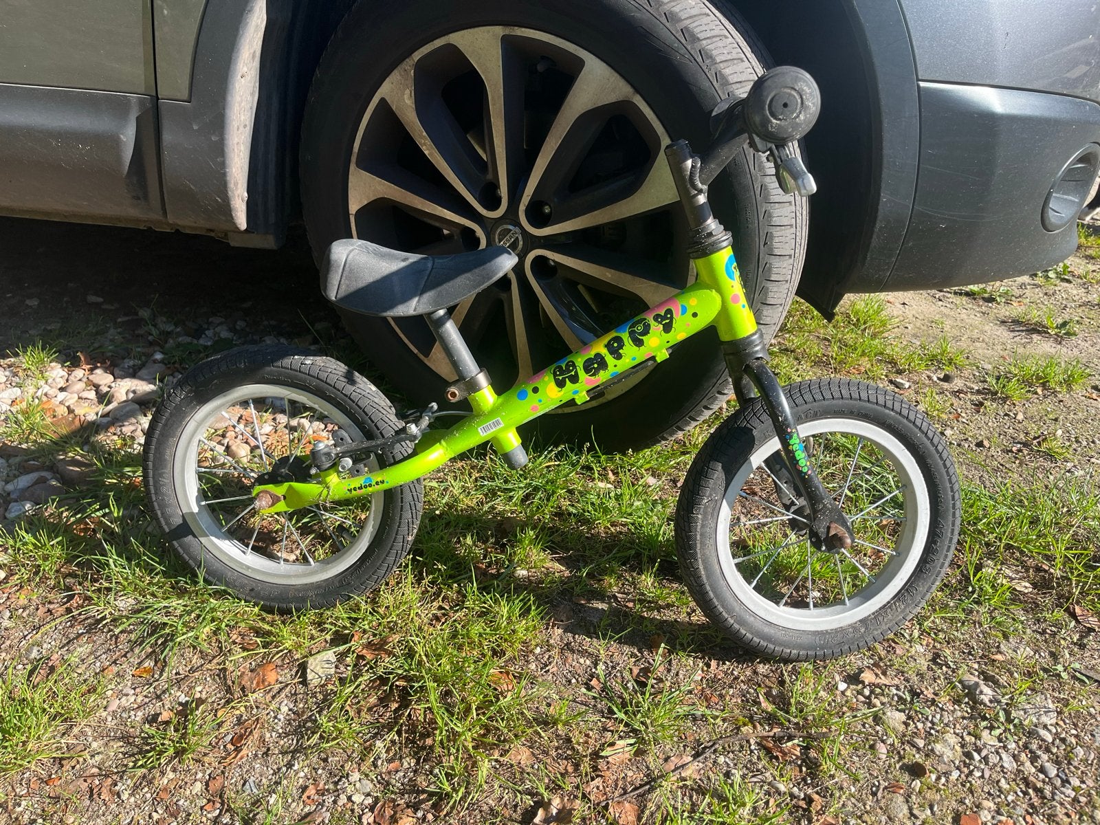 Yedoo Happy Loopfiets - Groen, Ophalen, Gebruikt, Velgrem, Minder dan 16 inch