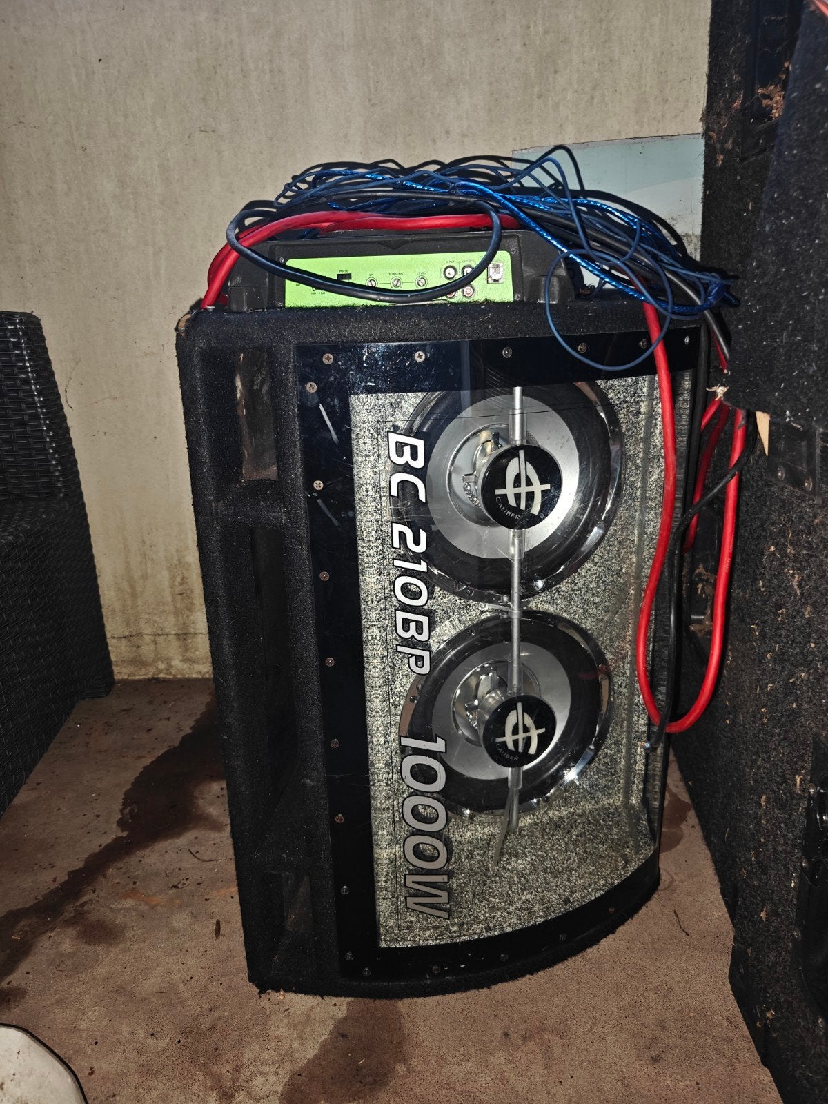 Diverse audioapparatuur: subwoofers, versterkers, speakers, Gebruikt, Overige typen, 120 watt of meer, Ophalen