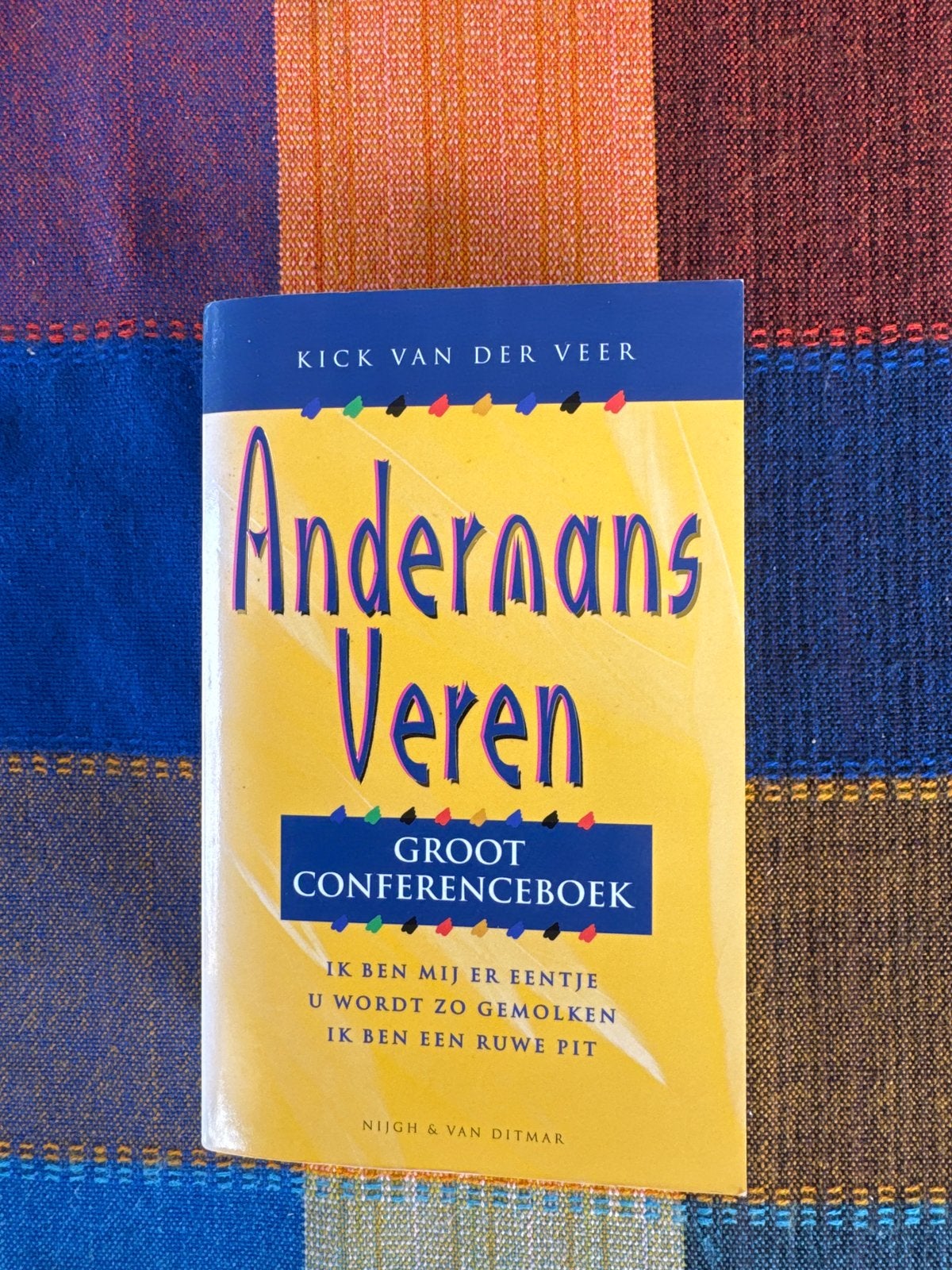 Andermans Veren - Groot Conferenceboek - Kick van der Veer, Boeken, Ophalen of Verzenden, Gelezen, Cabaret