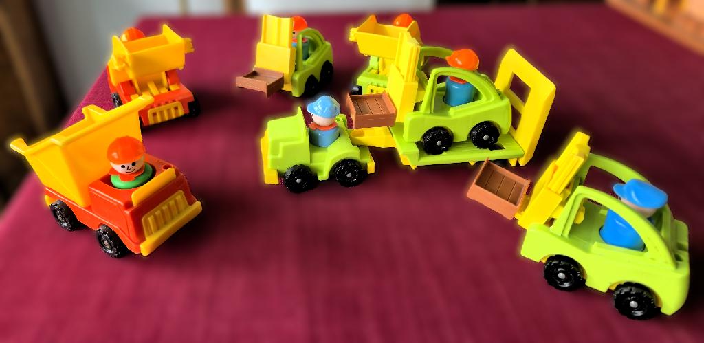 Fisher Price werkauto's, Ophalen, Speelset