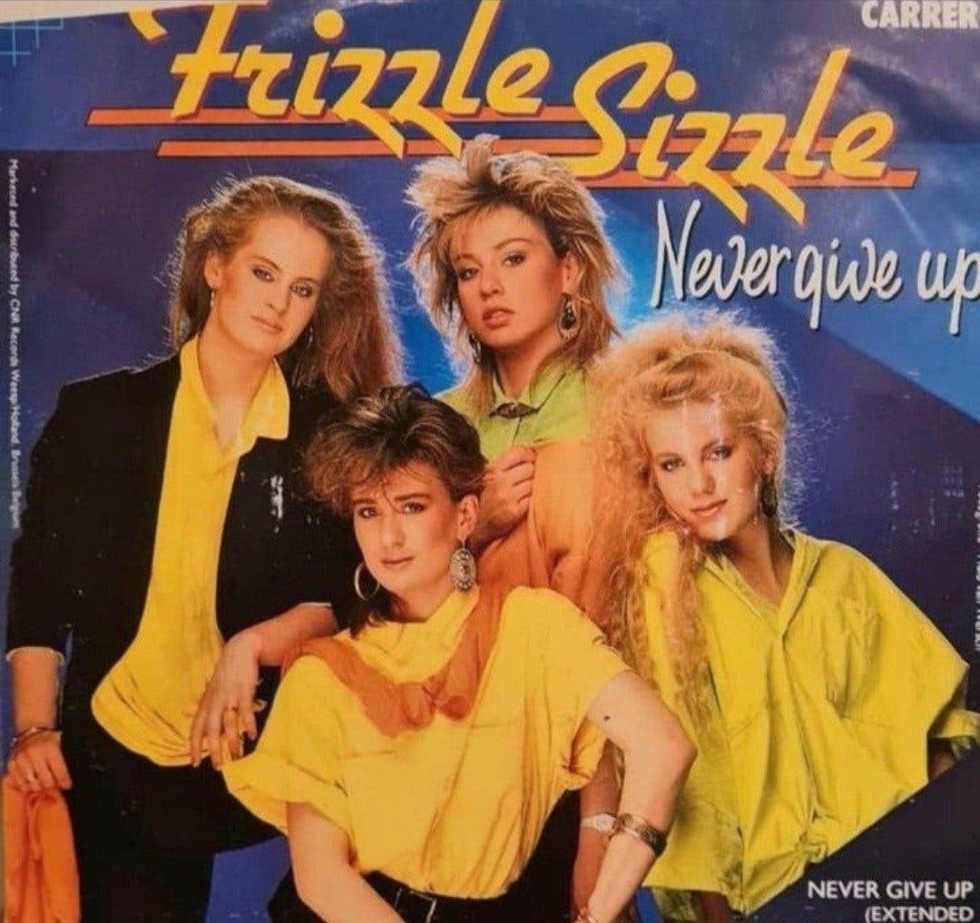 FRIZZLE SIZZLE  - NEVER GIVE UP, Ophalen of Verzenden, Gebruikt