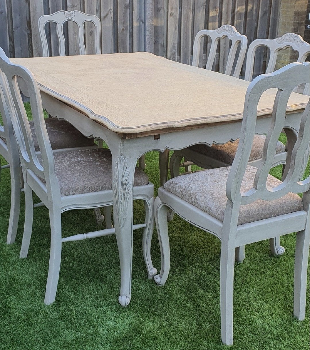 Prachtige gerestylde Queen ann eettafel met 6 stoelen

Heb e, Rechthoekig, 50 tot 100 cm, Ophalen of Verzenden, Queen ann