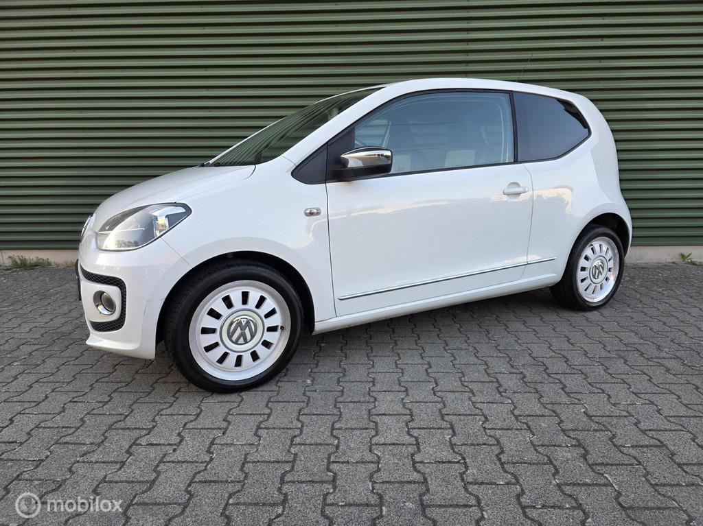 Volkswagen Up! 1.0 White up!|Navi|Stoelverw|Airco|2X Sleutel, Voorwielaandrijving, Euro 5, Stof, Gebruikt