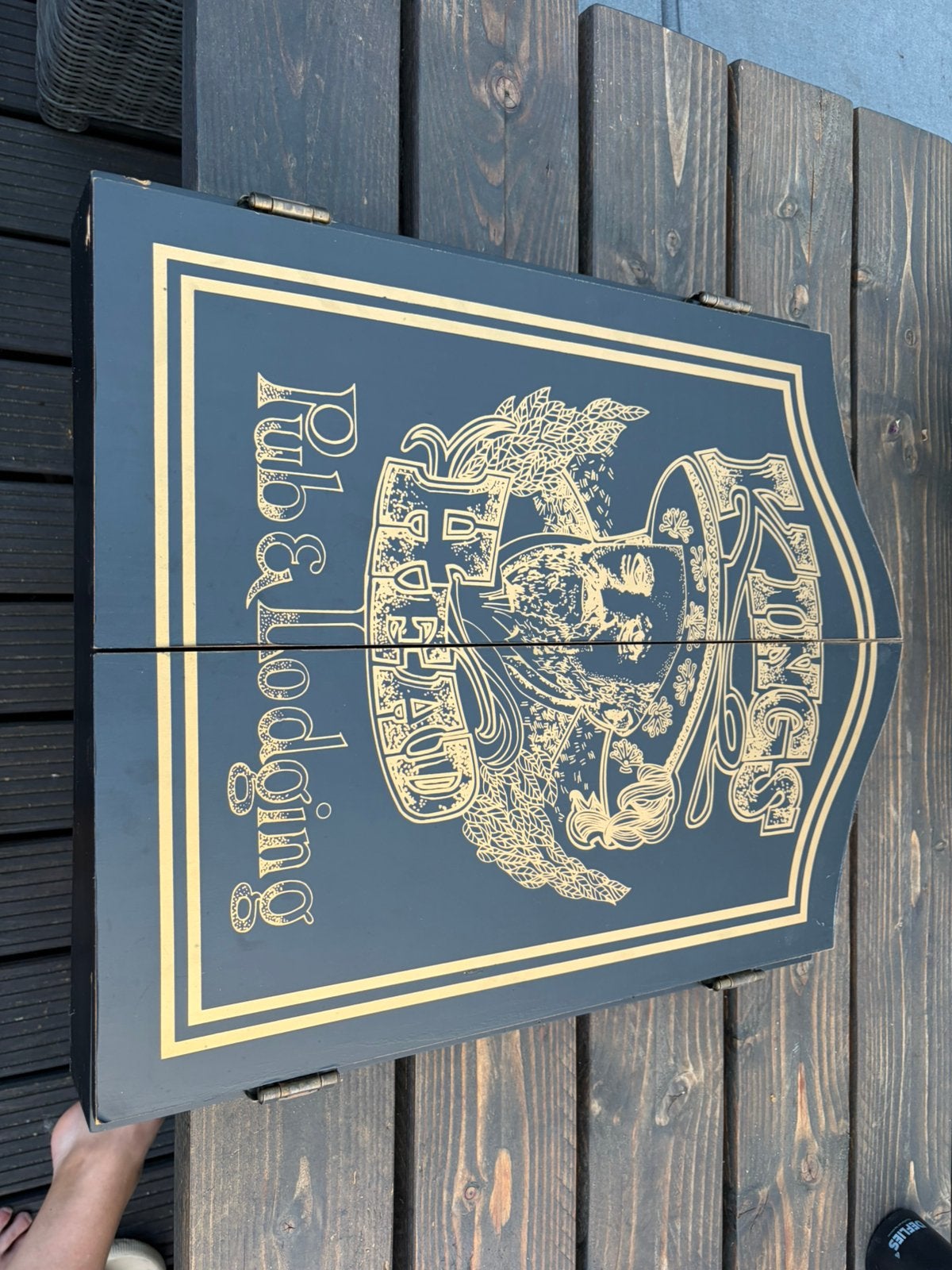 Dart cabinet, Sport en Fitness, Darts, Ophalen, Gebruikt, Dartbord