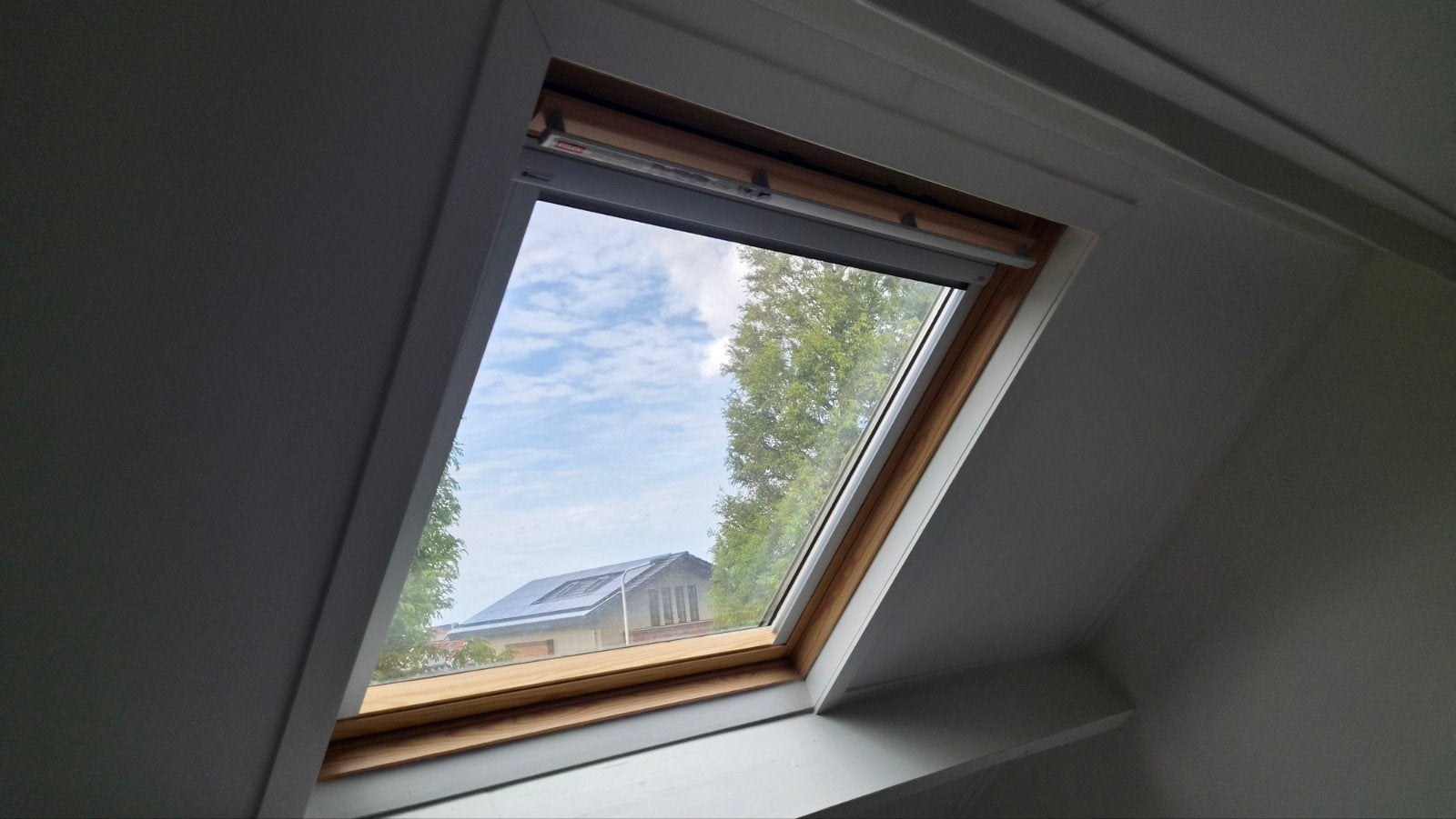 Velux Dakraam GGL S06 met  rolgordijn (114x118 cm), Ophalen, Gebruikt, 80 tot 120 cm, 80 tot 120 cm