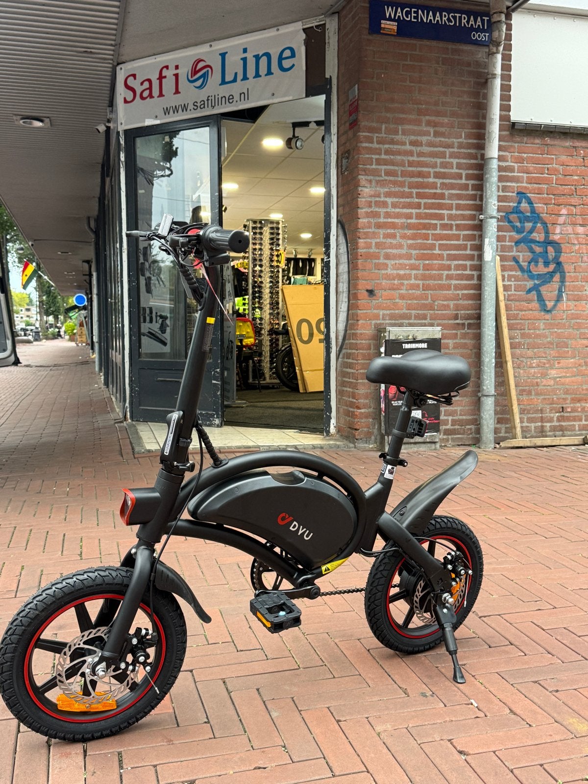 DYU D3F 14 inch elektrische vouwfiets - 250W, 25 km/u, Overige merken, Minder dan 30 km per accu, Nieuw, Ophalen of Verzenden