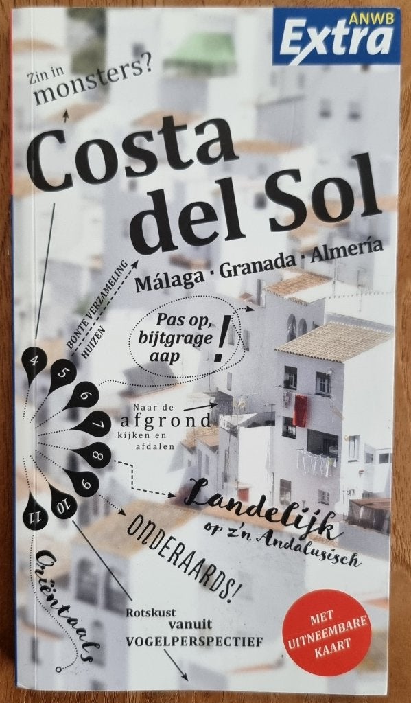 Costa del Sol - ANWB Extra - meest recente versie - IZGST, ANWB, Europa, Ophalen of Verzenden, Zo goed als nieuw